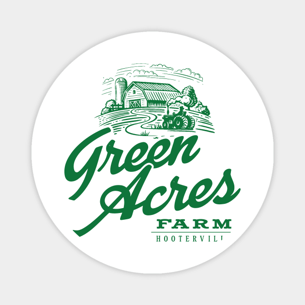 Green Acres Magnet by MindsparkCreative